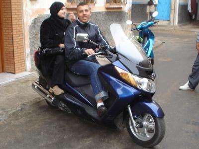 c moi  avec ma tante de france